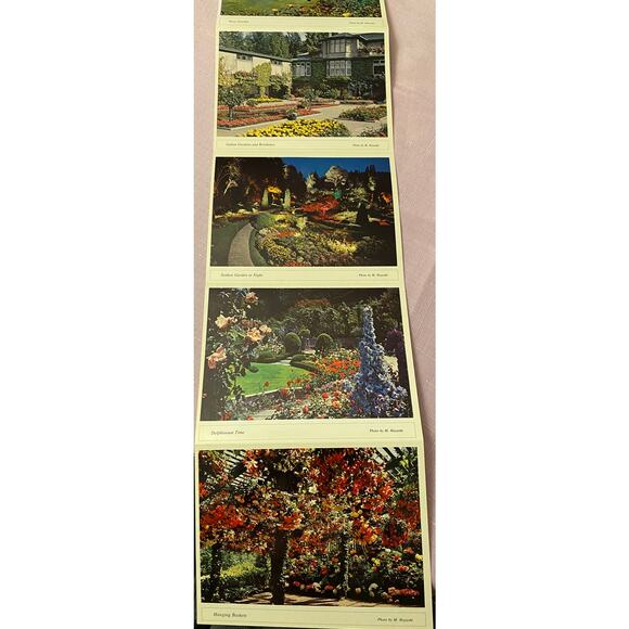 Butchart Gardens Vancouver B.C. Photo Pack Booklet 14 Views - Picture 2 of 6